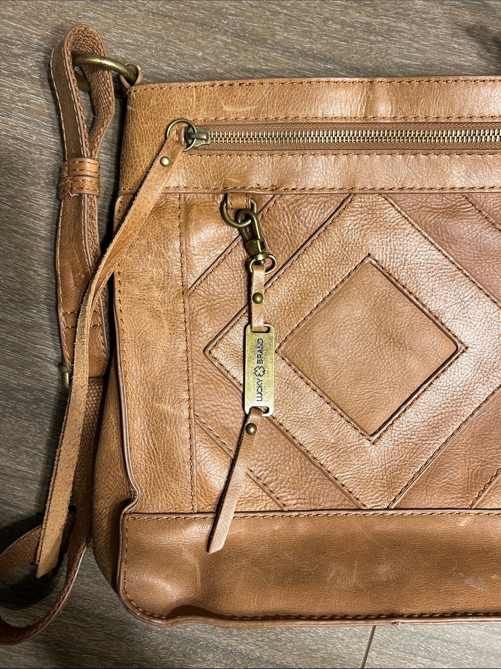 Lucky Brand leather crossbody purse - Picture 17 of 17
